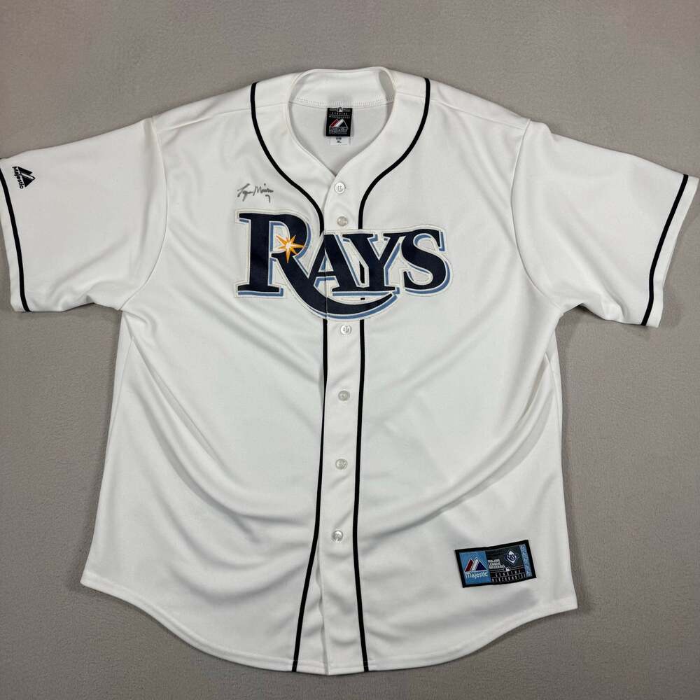 Tampa Bay Rays Majestic Mens Jersey XL Logan Morrison #7 Shirt